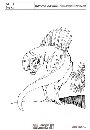 jurasic-world boyama sayfaları